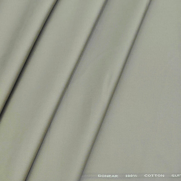 Trouser Fabric Donear Pure Cotton Plain Colour Sage Green