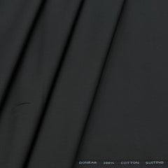 Trouser Fabric Donear Pure Cotton Plain Colour Solid Grey