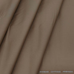 Trouser Fabric Donear Pure Cotton plain Colour Tan Beige