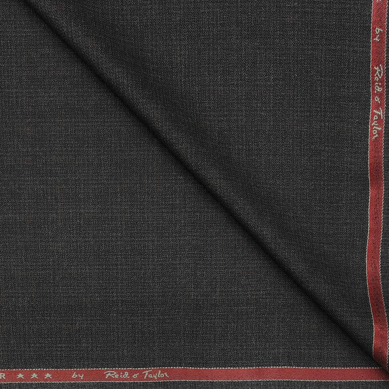 Trouser Fabric Reid & Taylor Polyester Viscose textured Color Bistre Brown