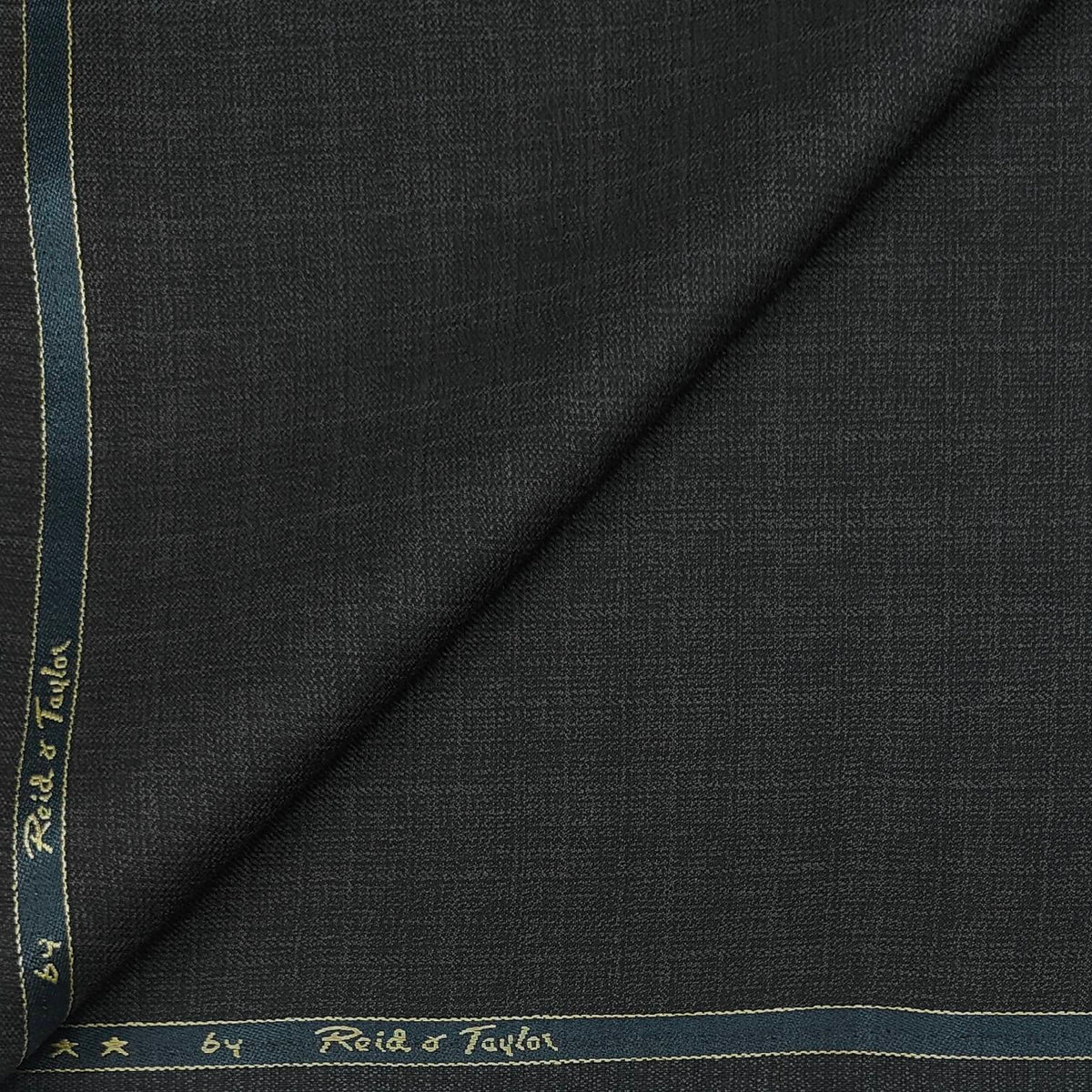 Trouser Fabric Reid & Taylor Polyester Viscose textured Color Sage Greenish Grey