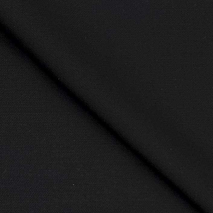 Trouser Fabric Reid & Taylor Super 100s Wool Blended Plain Colour Black