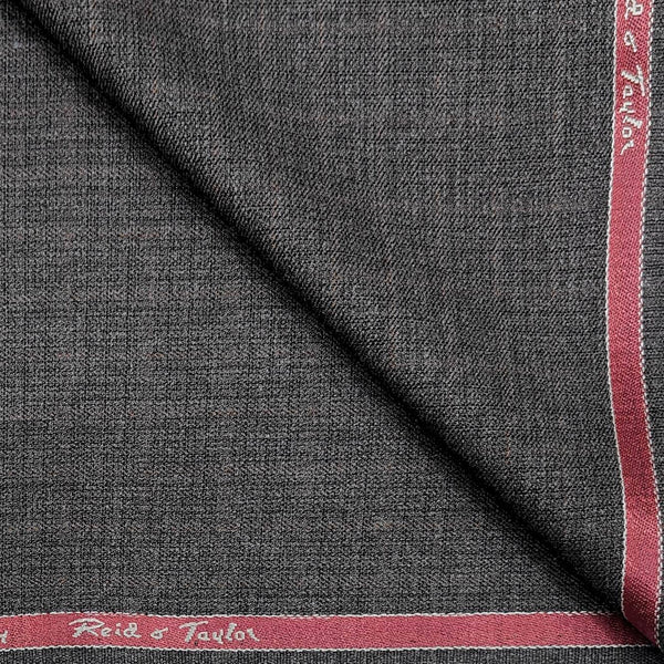 Trouser Fabric Reid & Taylor Polyester Viscose textured Color Wood Brown