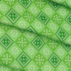 Shirt Fabric ManTire Polyester Viscose Digital Printed Color Light Green