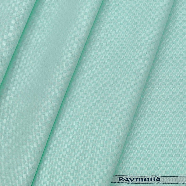 Shirt Fabric Raymond 100% Cotton Dobby Colour Light Saffoam Green