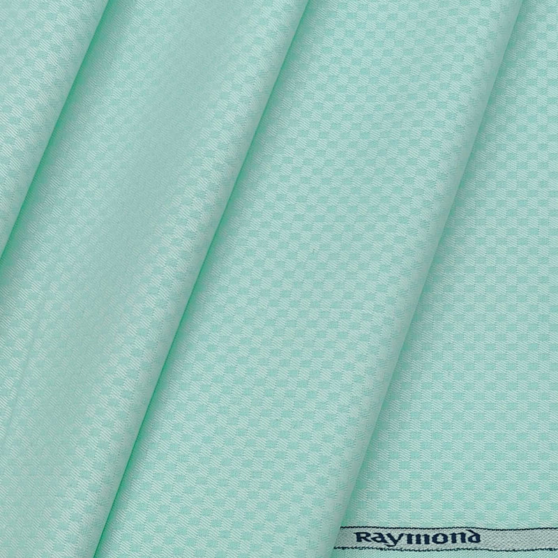 Shirt Fabric Raymond 100% Cotton Dobby Colour Light Saffoam Green