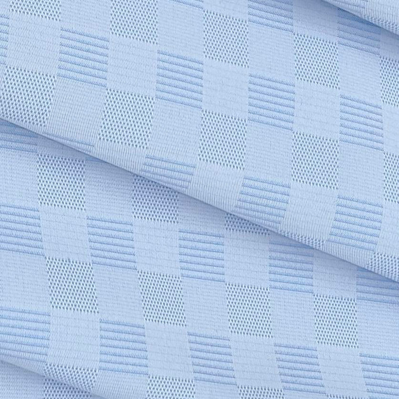 Shirt Fabric Raymond 100% Cotton Check Colour Powder Blue