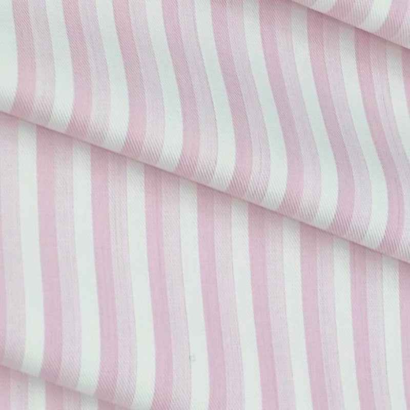 Shirt Fabric Raymond 100% Cotton Lining Colour Light Pink N Off White