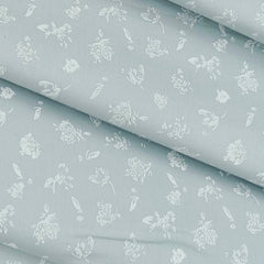 Shirt Fabric Raymond 100% Cotton Printed Colour Sky Blue
