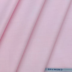 Shirt Fabric Raymond 100% Cotton Plain Colour Pink