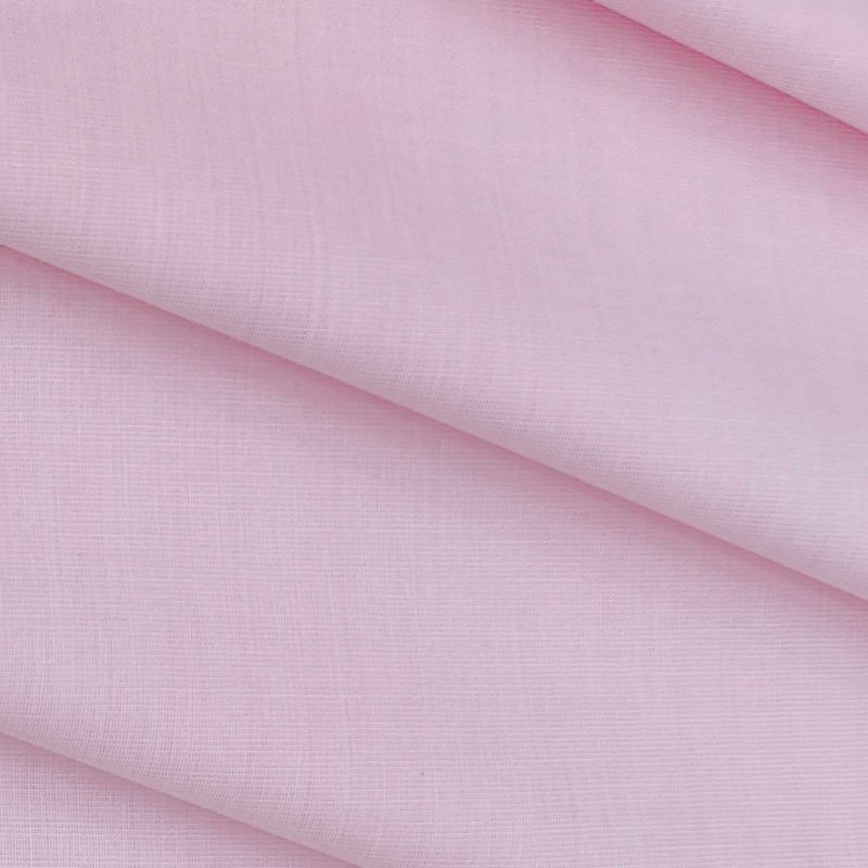 Shirt Fabric Raymond 100% Cotton Plain Colour Pink