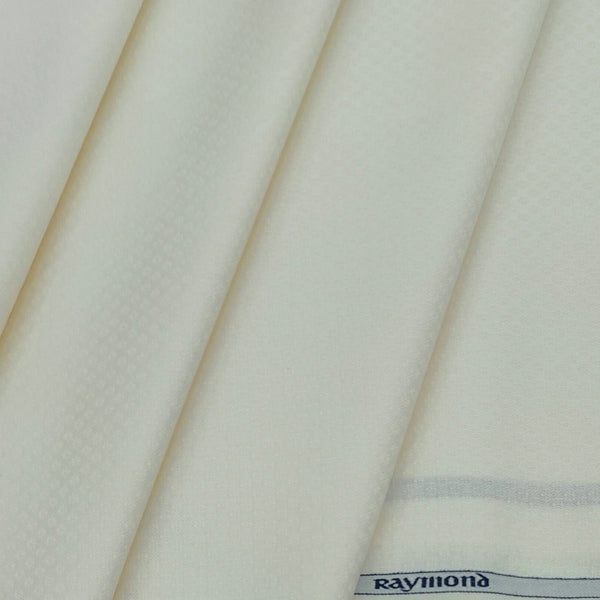 Shirt Fabric Raymond 100% Cotton Dobby Colour Beige