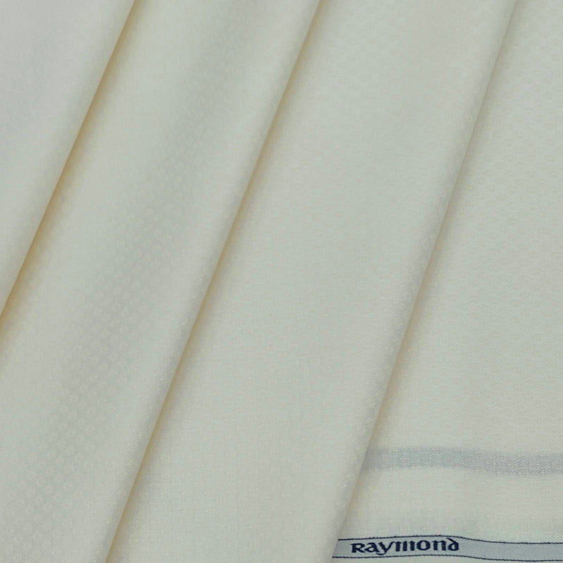 Shirt Fabric Raymond 100% Cotton Dobby Colour Beige