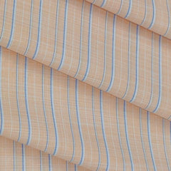 Shirt Fabric Arvind Cotton Blended Formal Lining Colour Apricot Orange