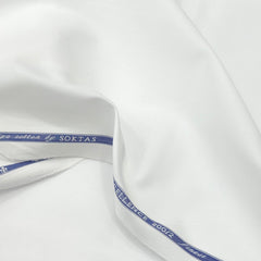 Shirt Fabric Soktas 200/2 Finest Giza Cotton Plain White