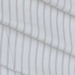 Shirt Fabric Arvind Cotton Blended Formal Lining Colour Blush Pink N White