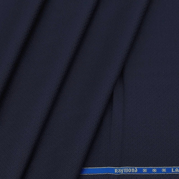 Trouser Fabric Raymond Wool Blended Dobby Colour Dark Blue
