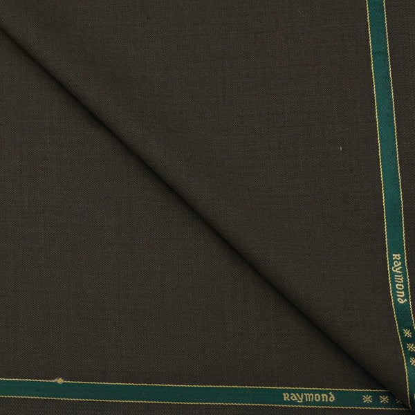 Trouser Fabric Raymond Wool Blended Plain Colour Sage Green