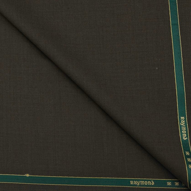 Trouser Fabric Raymond Wool Blended Plain Colour Sage Green