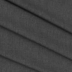 Trouser Fabric Raymond Wool Blended Plain Colour Metal Grey