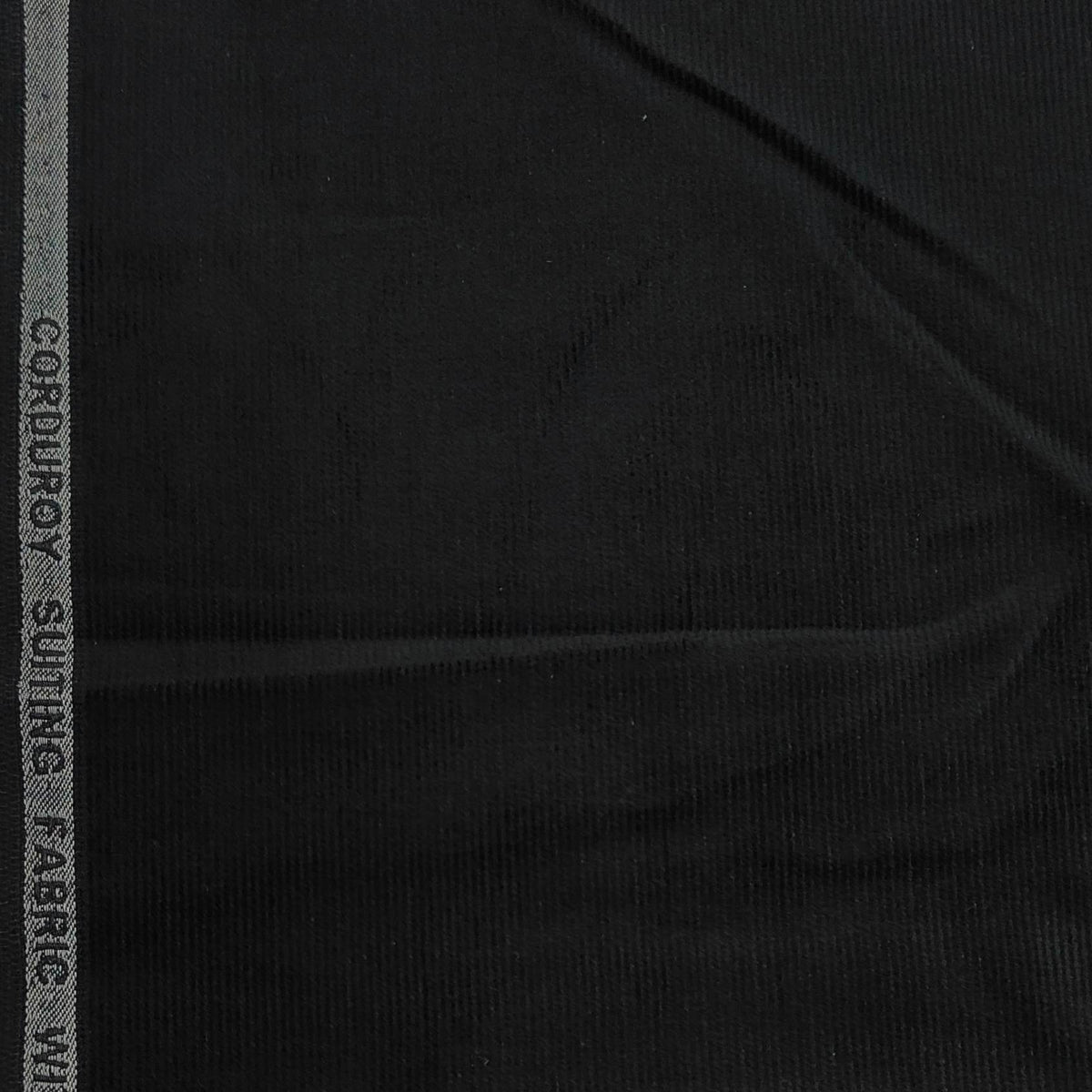 Corduroy Donear Pure Cotton stretchable Trouser Fabric Colour Black