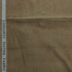 Corduroy Donear Pure Cotton stretchable Trouser Fabric Colour Peanut Brown
