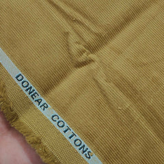 Corduroy Donear Pure Cotton stretchable Trouser Fabric Colour Camel Brown