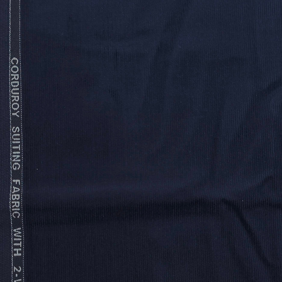 Corduroy Donear Pure Cotton stretchable Trouser Fabric Colour Denim Blue