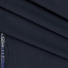 Trouser Fabric Raymond PV Check Colour Dark Blue