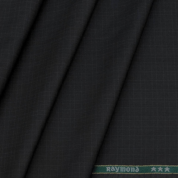 Trouser Fabric Raymond PV Pin Check Colour Black