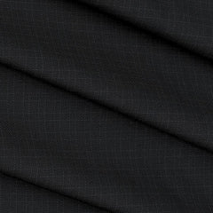 Trouser Fabric Raymond PV Pin Check Colour Black