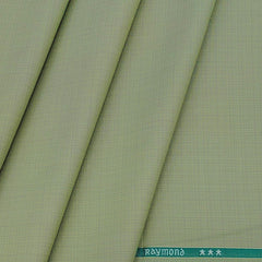 Trouser Fabric Raymond PV Check Colour Pista Green