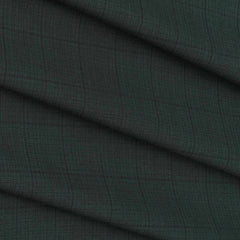 Trouser Fabric Raymond PV Check Colour Greenish Grey