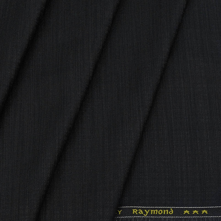 Trouser Fabric Raymond PV Self Texture Colour Blackish Grey