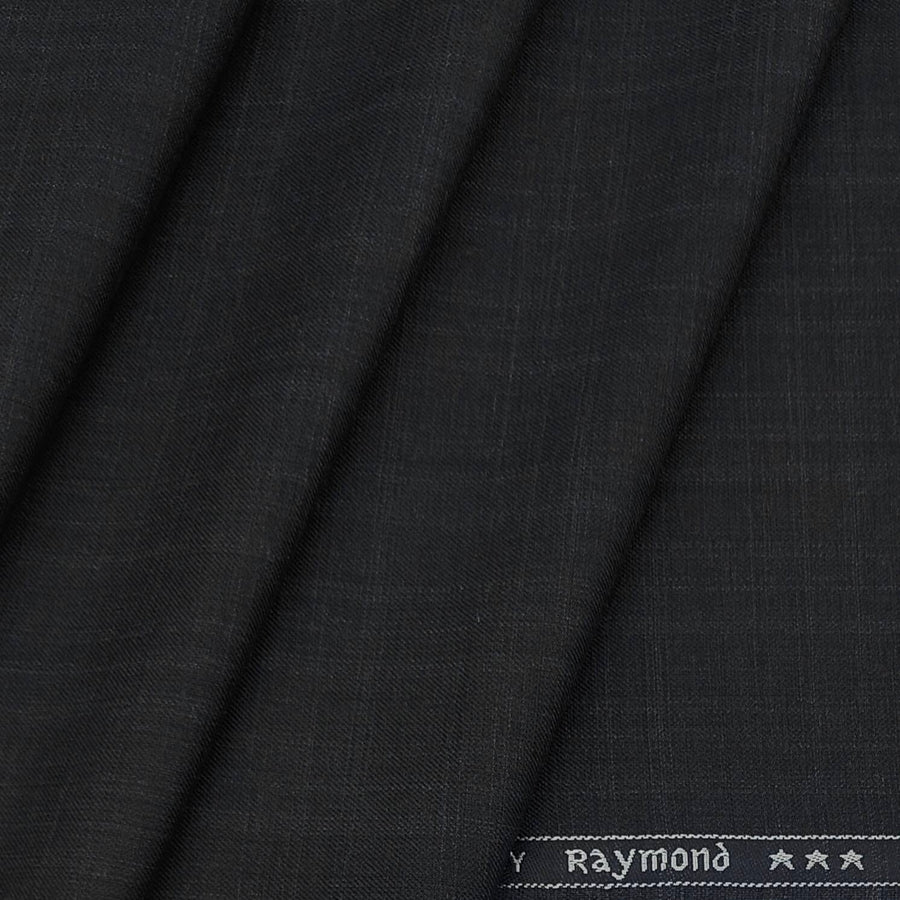Trouser Fabric Raymond PV Check Colour Blackish Grey