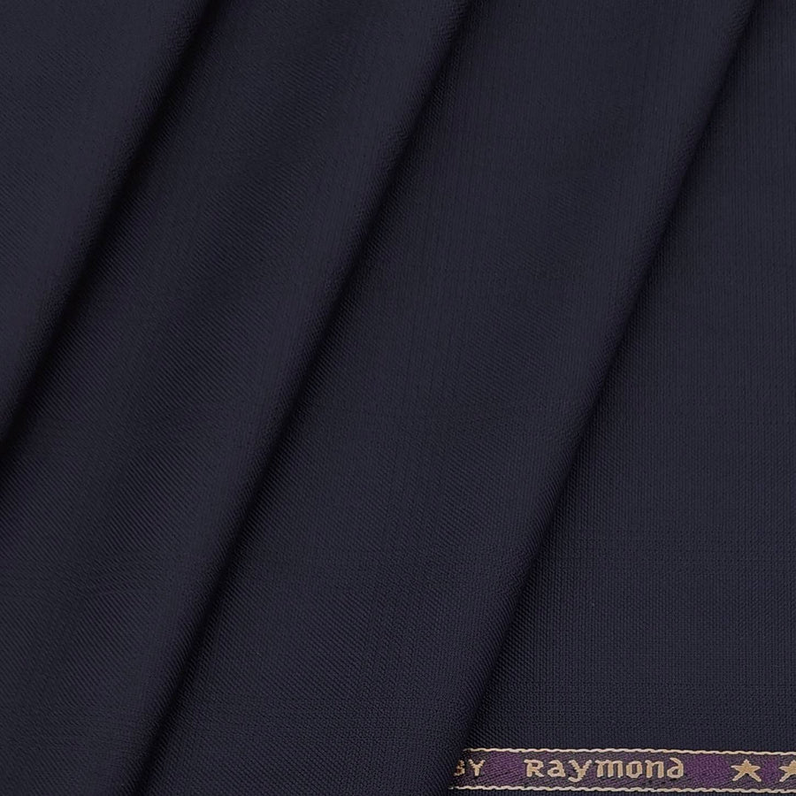 Trouser Fabric Raymond PV Check Colour Berry Blue