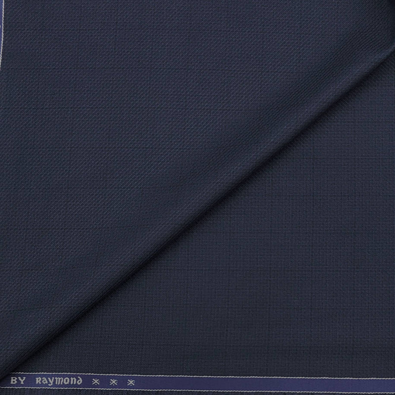 Trouser Fabric Raymond PV Check Colour Royal Blue