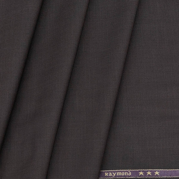 Trouser Fabric Raymond PV Slub Structure Colour Coffee Brown