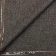 Trouser Fabric Raymond PV Plain Colour Wood Brown