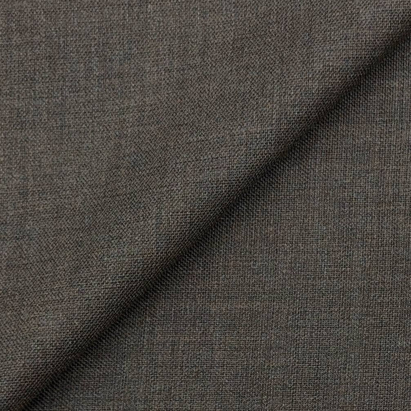 Trouser Fabric Raymond PV Plain Colour Wood Brown