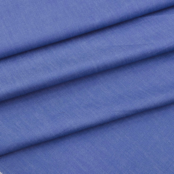 Shirt Fabric ManTire Pure Cotton Plain Denim Colour Denim Blue