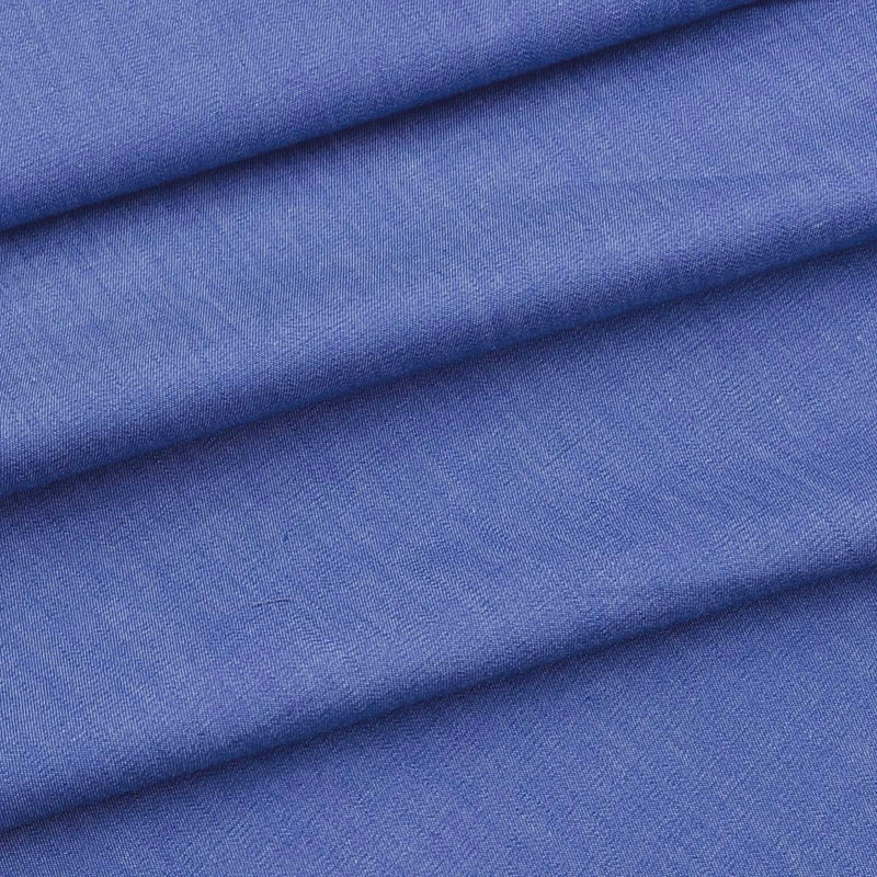 Shirt Fabric ManTire Pure Cotton Plain Denim Colour Denim Blue