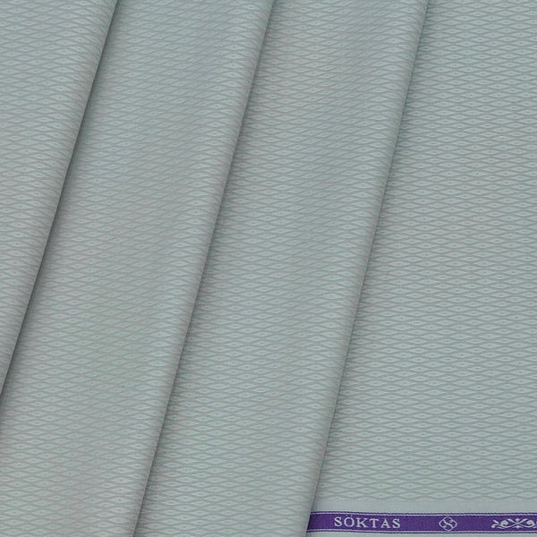 Shirt Fabric Soktas 100% Cotton Jacquard Colour Grey
