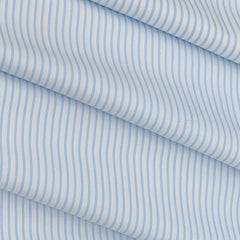 Shirt Fabric Soktas 100% Cotton Lining Colour Blue N White