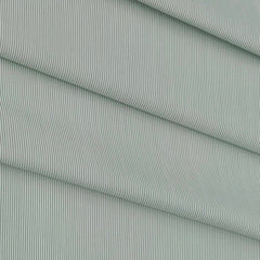 Shirt Fabric ManTire Poly Cotton Wrinkle Free Pin Lining Colour Tea Green