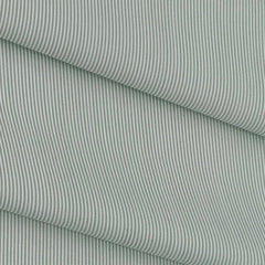 Shirt Fabric ManTire Poly Cotton Wrinkle Free Pin Lining Colour Tea Green