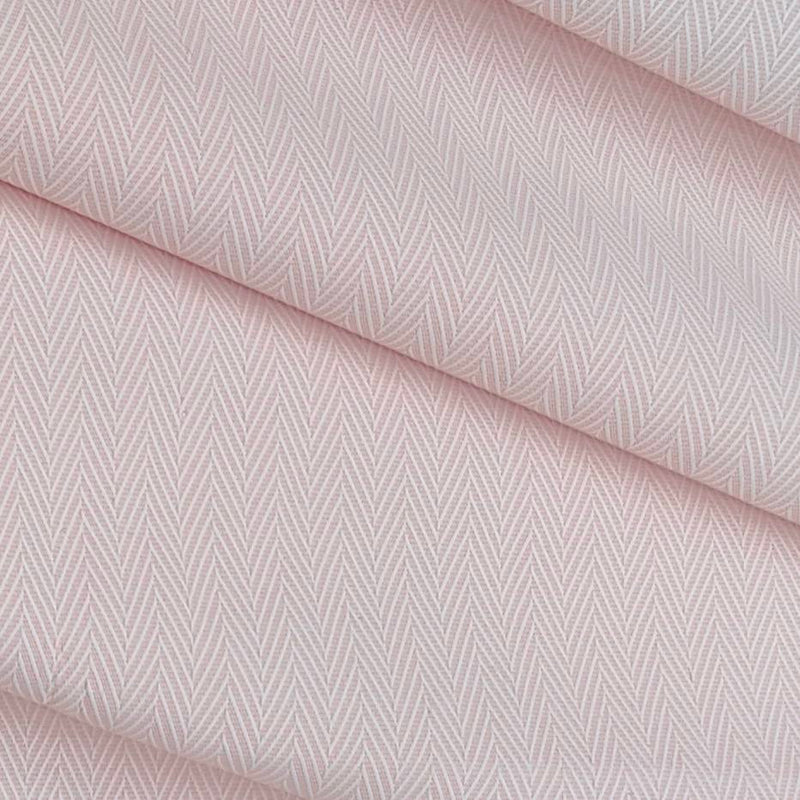 Shirt Fabric ManTire Poly Cotton Wrinkle Free Zig Zag Colour Cherry Pink