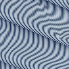 Shirt Fabric ManTire Poly Cotton Wrinkle Free Formal Pin Lining Colour Blue