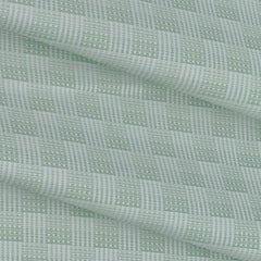 Shirt Fabric Raymond Cotton blended Printed Colour Swamp Green N White