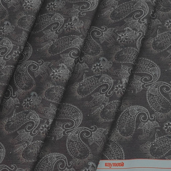 Shirt Fabric Raymond Cotton Digital Printed Colour Pecan  Brown